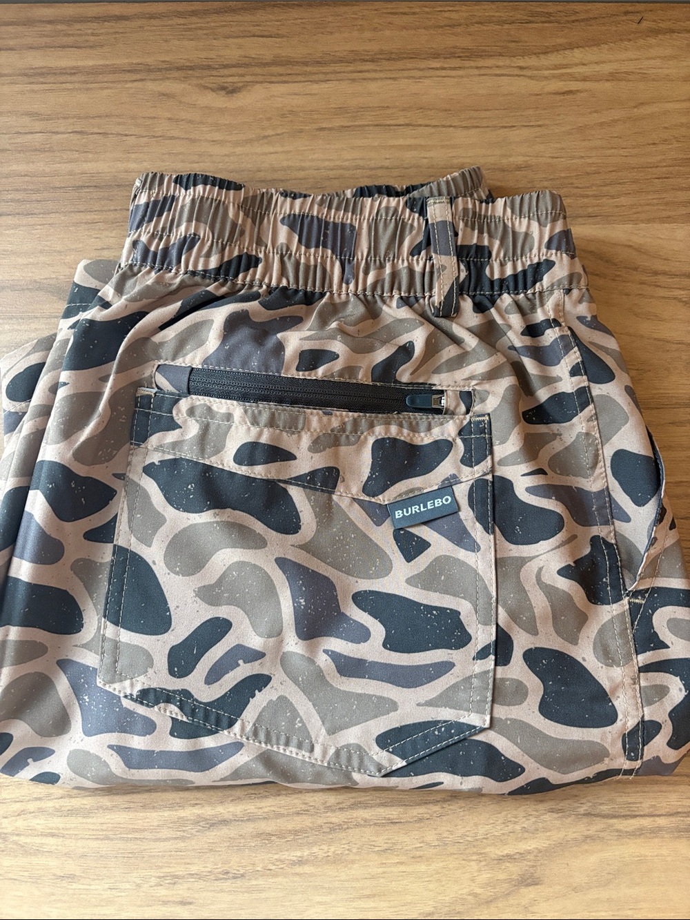Burlebo men’s camo everyday shorts L